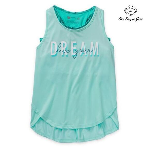 Xersion Girls 2pc U Neck Tank Top Size L 14 - Picture 1 of 4